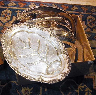 Lot 500 - Group of Seven Silver Plated Well and Tree...