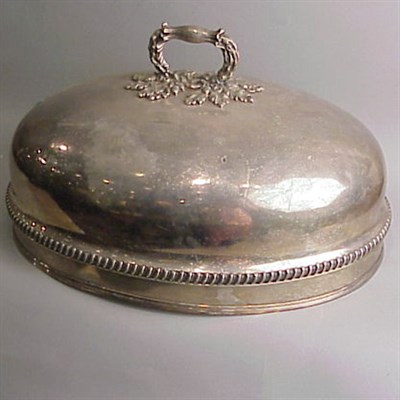Lot 519 - Silver Plated Meat Cover