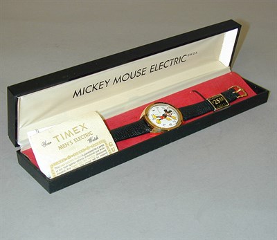 Lot 15 - Mickey Mouse Timex Wristwatch A 1970 electric...