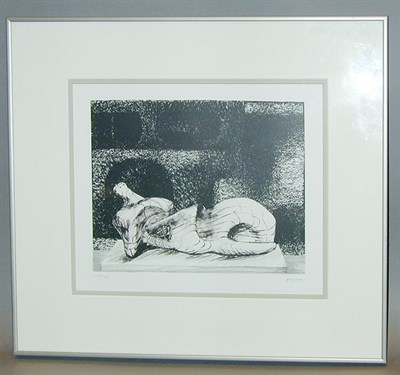 Lot 272 - Henry Moore RECLINING FIGURE: ARCHITECTURAL...