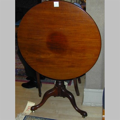 Lot 554 - George II Style Mahogany Tilt-Top Table