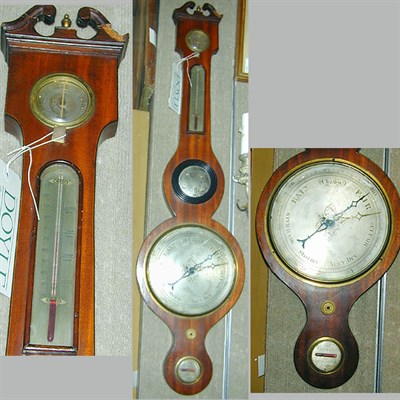 Lot 568 - Regency Style Mahogany Barometer