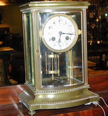 Lot 583 - Brass Cased Carriage Clock