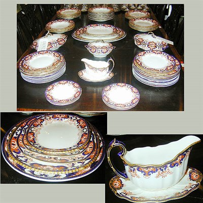 Lot 589 - Assembled Royal Crown Derby Porcelain Dinner...