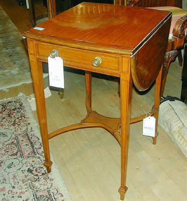 Lot 597 - Regency Style Mahogany Pembroke Table