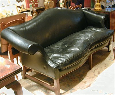 Lot 620 - Georgian Style Leather Upholstered Mahogany...