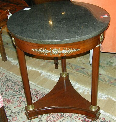 Lot 623 - Empire Style Gilt-Bronze Mounted Mahogany...