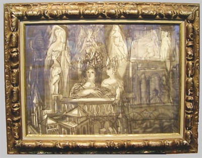 Lot 60 - Bernard Reder American, 1897-1963 THE BALCONY,...
