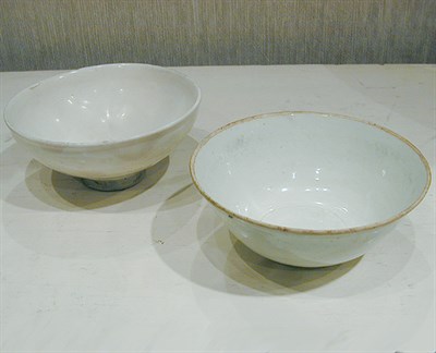 Lot 177 - Chinese Julukian Bowl and Qingpai Type Bowl