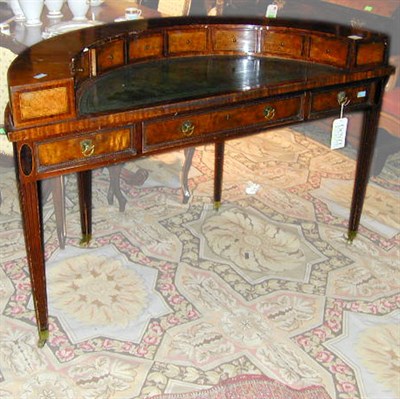 Lot 746 - Georgian Style Mahogany Carlton House Desk