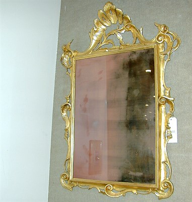 Lot 526 - Pair of Louis XV Style Gilt Carved Wood Mirrors