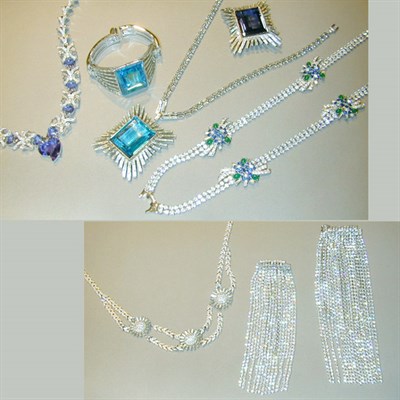 Lot 59 - Group of Costume Jewelry Comprising four...
