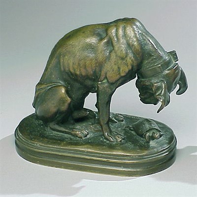 Lot 108 - Henri-Alfred-Marie Jacquemart The Tortoise and...
