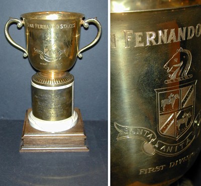 Lot 294 - Tiffany & Co. Sterling Silver Gilt Trophy...