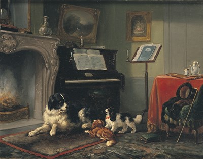 Lot 308 - Wouterus Verschuur The Comforts of Home, circa...