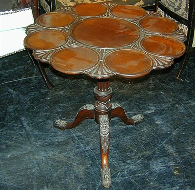 Lot 355 - George II Style Mahogany Tilt-Top Table