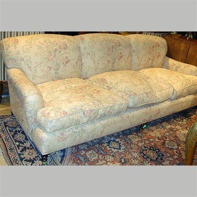 Lot 517 - Georgian Style Upholstered Sofa Manufactured...