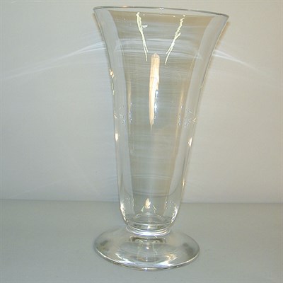 Lot 706 - Val. St. Lambert Colorless Glass Vase