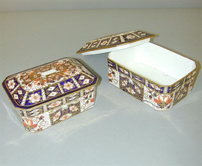 Lot 711 - Two Royal Crown Derby Gilt Decorated Covered...