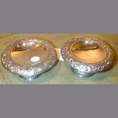 Lot 729 - Pair of Sterling Silver Compotes Total...