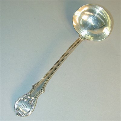 Lot 732 - English Silver Soup Ladle Approximately 10...