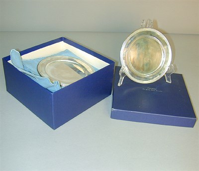 Lot 739 - Set of Twelve Cartier Sterling Silver Bread...