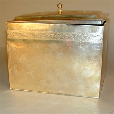 Lot 777 - Continental Silver Tea Caddy Approximately 20...