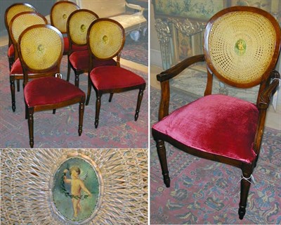 Lot 311 - Set of Eight Edwardian Style Dining Chairs...