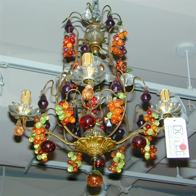 Lot 424 - Italian Rococo Style Multicolor Glass...