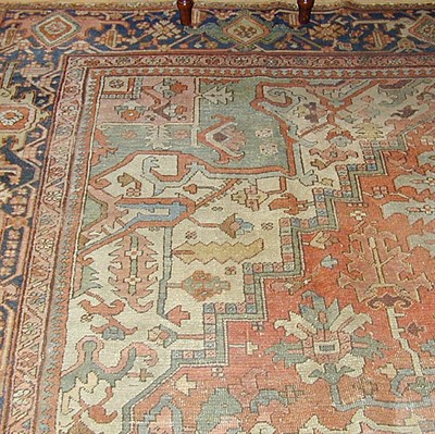 Lot 512 - Heriz Carpet Northwest Persia, early 20th...