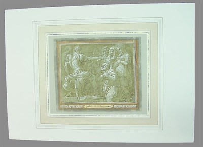 Lot 83 - Circle of Polidoro SCENE FROM ANTIQUITY WITH...