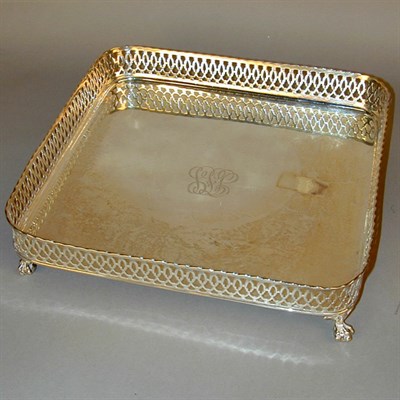 Lot 778 - Howard & Co. Sterling Silver Square Galleried...