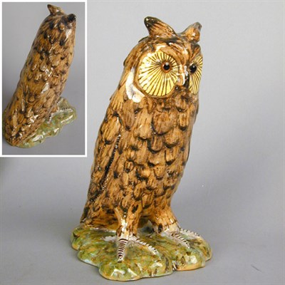 Lot 779 - French Faience Owl