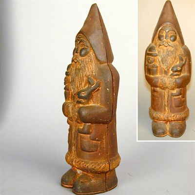Lot 797 - Cast Iron Santa Bank