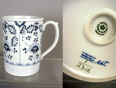 Lot 800 - Royal Copenhagen Blue and White Porcelain Mug