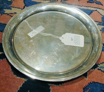 Lot 827 - Tiffany & Co. Sterling Silver Circular Tray...