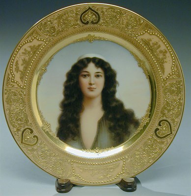 Lot 470 - Vienna Porcelain Plate Depicting Ruth as a...