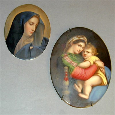 Lot 399 - Continental Porcelain Plaque Depicting the...