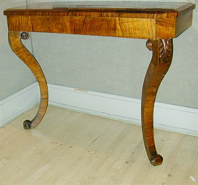 Lot 471 - Pair of Continental Neoclassical Walnut and...