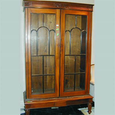 Lot 84 - Anglo-Indian Mahogany Bookcase on Stand