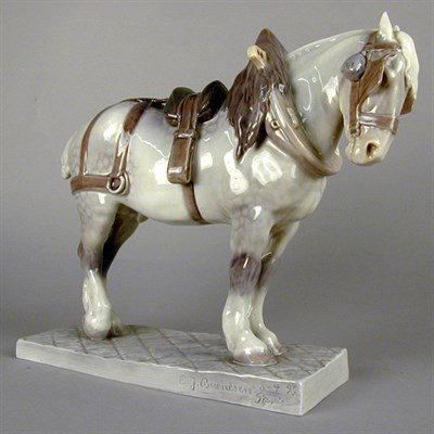 Lot 467 - Royal Copenhagen Porcelain Figure of a Horse