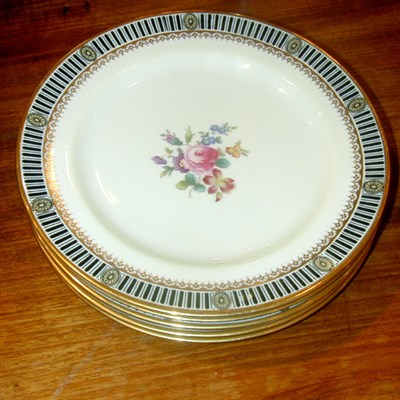 Lot 858 - Set of Twelve Spode Porcelain Dessert Plates