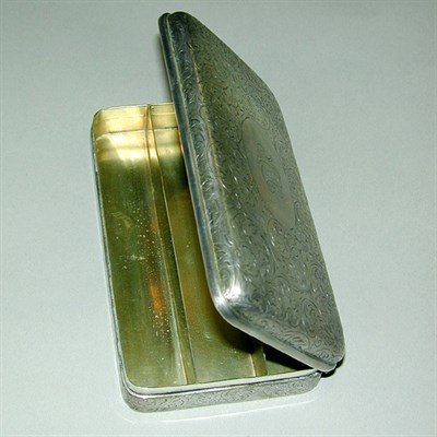 Lot 882 - Tiffany & Co. Sterling Silver Cigarette Box