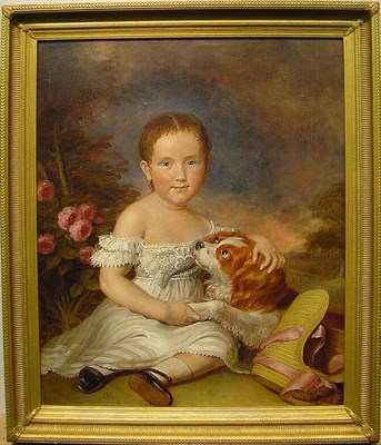 Lot 11 - British School 19th Century PORTRAIT OF A...