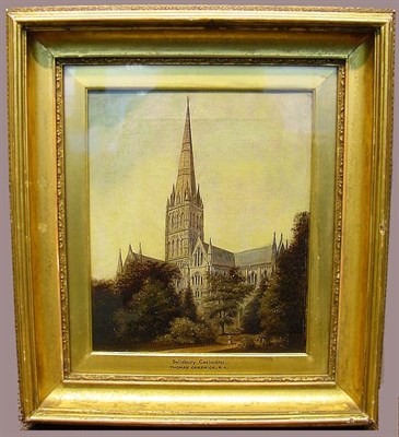 Lot 19 - Attributed to Thomas Creswick SALISBURY...