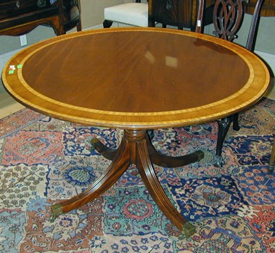 Lot 376 - Regency Style Mahogany Breakfast Table...
