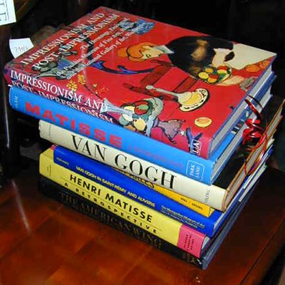Lot 799 - ART BOOKS Group of seven art books including...