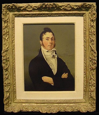 Lot 112 - Continental School 19th Century PORTRAIT OF A...