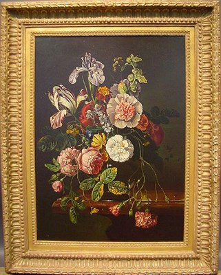 Lot 21 - Dutch School 20th Century FLORAL STILL LIFE...