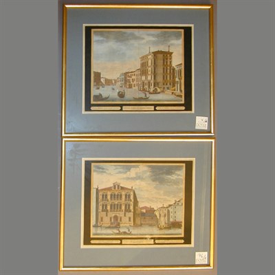 Lot 76 - Italian School PALAZZO CORNARO and PALAZZO...